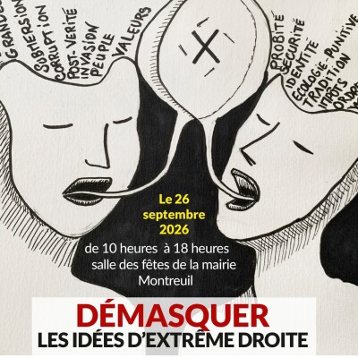 Montreuil : Démasquer les idées d’extrême droite le 26-09-26 cover