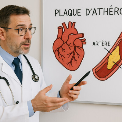 Le tueur silencieux : la plaque d’athérome #cholestérol #facteurs de risque cardio-vasculaires cover