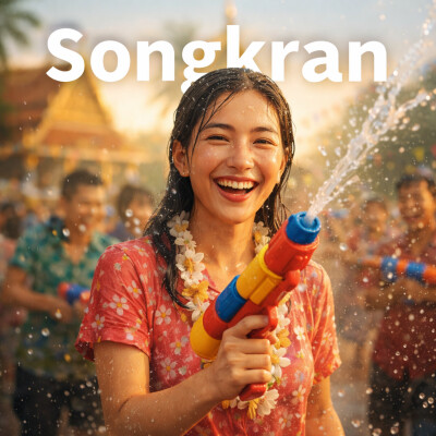 🐚53 - Songkran - Le Nouvel An Thaïlandais 🇹🇭 💦 cover