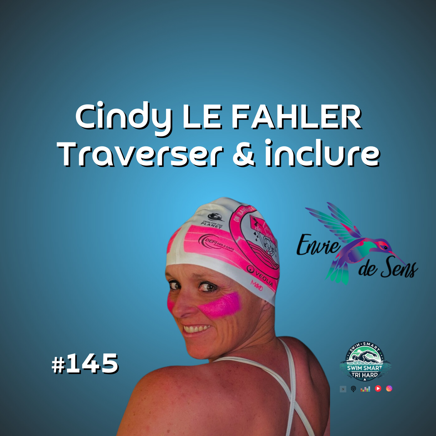 Cindy Le Falher : traverser la Manche, donner du sens et casser les murs de l’inclusion en nageant