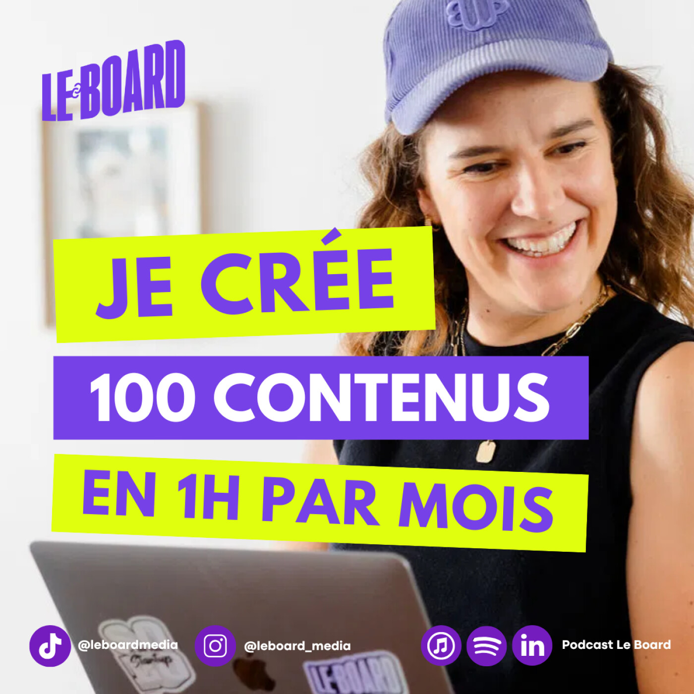Je crée 100 contenus par mois en 1h par semaine grâce à l'IA