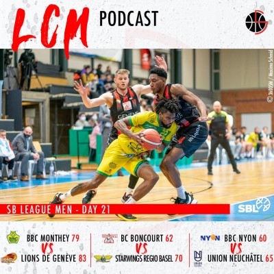 SBL - Day 21 - Nyon Vs Neuchatel, Monthey vs Geneve & Boncourt vs Starwings cover