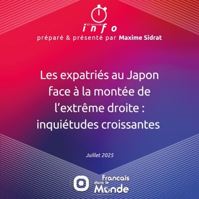 Les expatriés au Japon face à la montée de l'extrême droite : inquiétudes croissantes cover