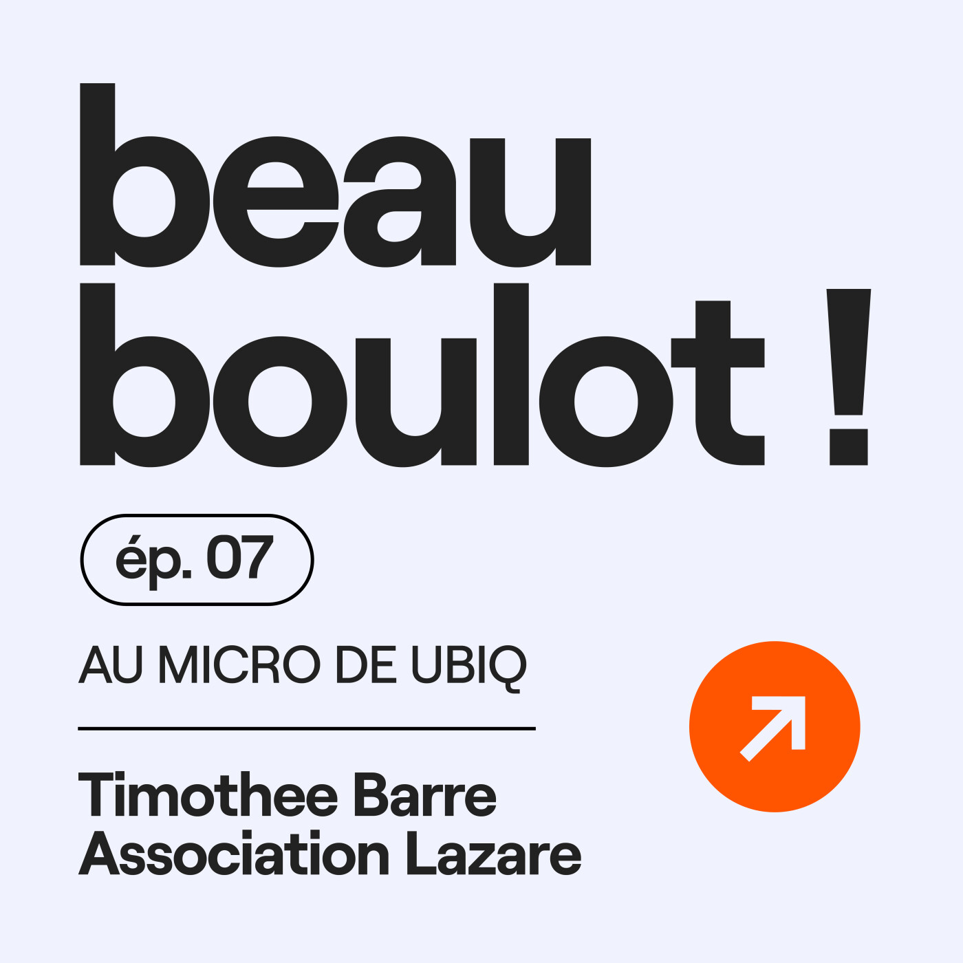 Episode #7 avec Timothee Barre - Association LAZARE