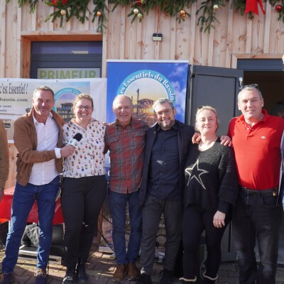 Les 3 vignerons. Stéphane Carrade, Christophe Quero & Xavier Paris nous livrent leurs impressions lors de l'inauguration Les bio du Bassin cover