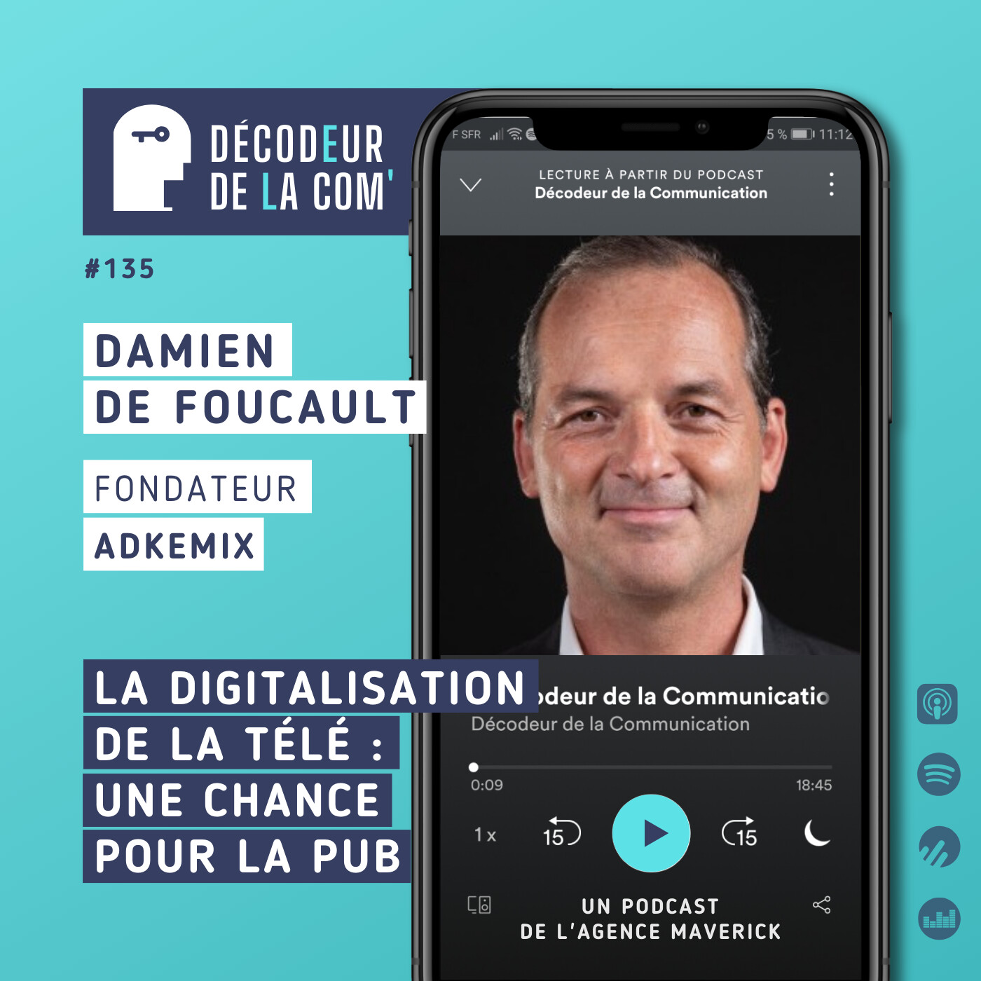 La Digitalisation de la Télé : une chance pour la Pub et les Consommateurs | Damien de Foucault, Adkemix | Ep 135
