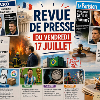 Revue de presse du 17 juillet cover