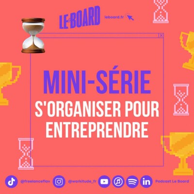 Comment gérer ses différentes casquettes? ⏰ S'organiser pour entreprendre - Mini-série - Episode 4 cover