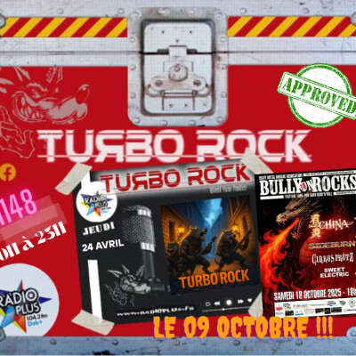 TURBO ROCK#1148 Le 09 Octobre 2025 - Bully on Rocks - HMMA - Philippe - Nico- Guillaume - Gilles - Jean Claude & Jean Michel cover