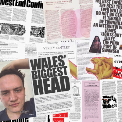 An experimental independent magazine show cover