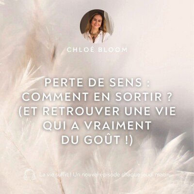Perte de sens : comment en sortir ? (et retrouver une vie qui a vraiment du goût !) cover