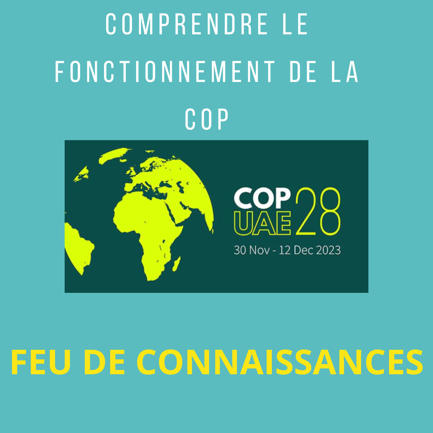 Comprendre le fonctionnement de la COP à travers la COP 28 episode artwork