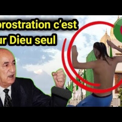 Un jeune algérien se prosterne devant le portrait de Tebboune : les vraies causes de cette horreur cover