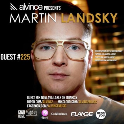 Guest #225 - Martin Landsky (Upon You Records/ Poker Flat Recordings - DE) - SPECIAL 10 YEARS OF AL VINCE RADIOSHOW cover