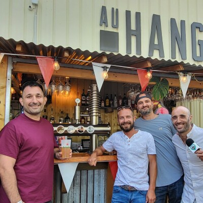 Au Hangar vient de fêter ses 4 ans. Gus a souhaité mettre à l'honneur Yannick le directeur de Laviale et l'artiste percussionniste Nébat cover