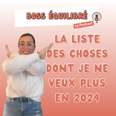 Les choses dont je ne veux plus en 2024 cover
