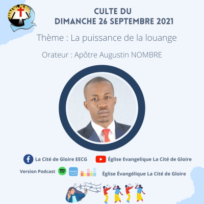 E.E.V-Cité de Gloire - Thème: La puissance de la louange ou pourquoi adorer Dieu ? cover