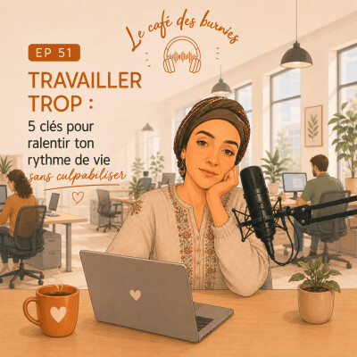 EP 51 TRAVAILLER TROP : 5 clés pour ralentir ton rythme de vie sans culpabiliser cover