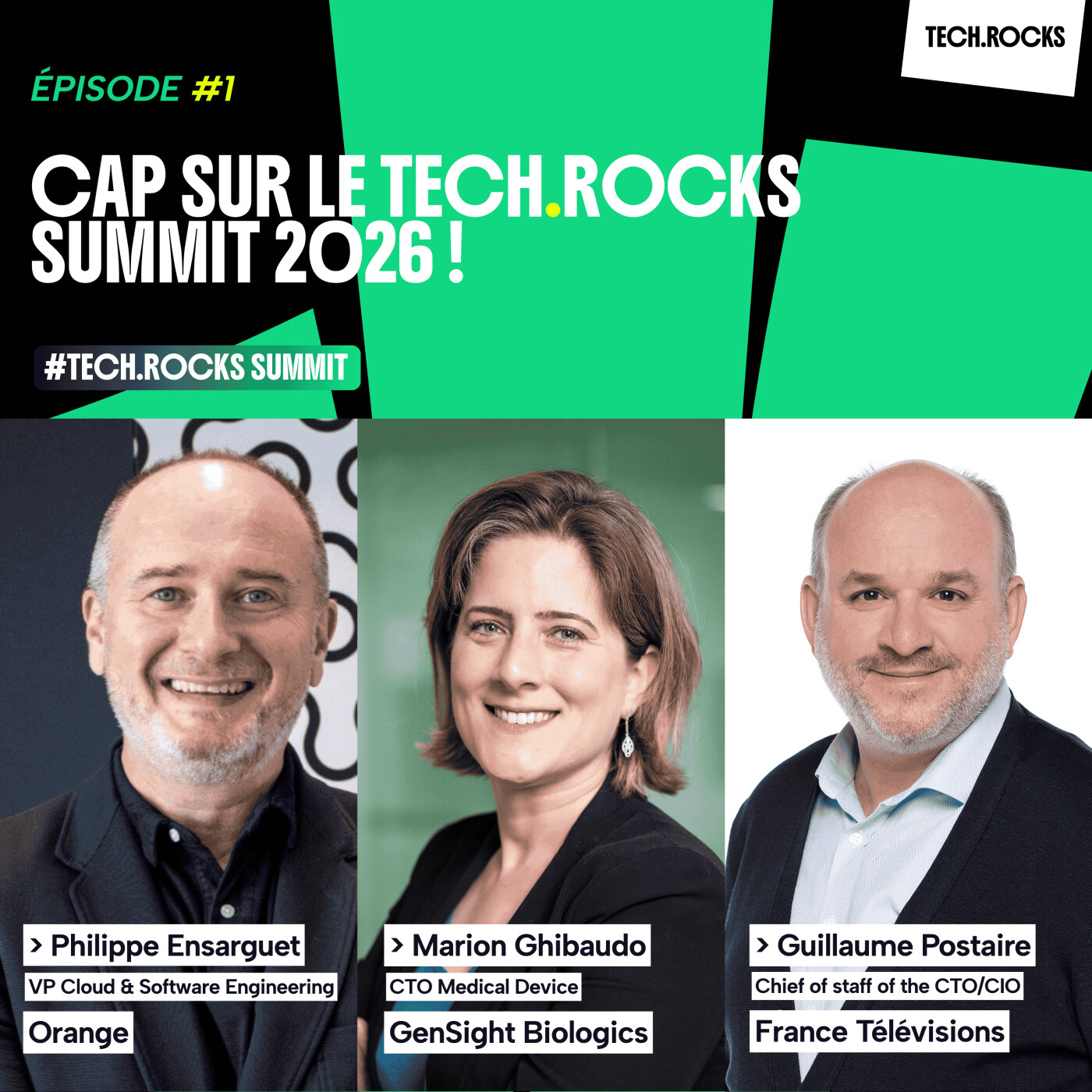 Cap sur le Tech.Rocks Summit 2026 ! - Marion Ghibaudo, Guillaume Postaire, Philippe Ensarguet & Cyril Morcrette - S08EP01