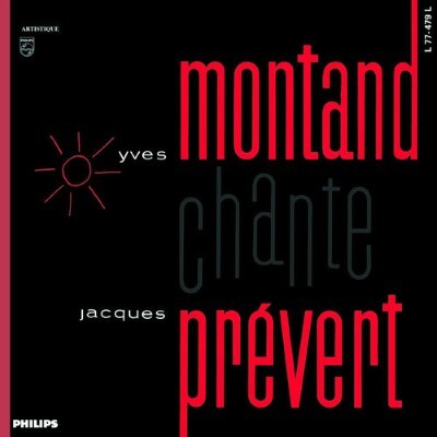 UN JOUR UN DISQUE #739 YVES MONTAND CHANTE PRÉVERT cover
