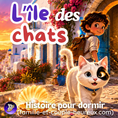 L’Île des Chats et le Secret d’Atlas 🐾 Histoire pour s'endormir | Animaux Magie🌙 Patricia Histoires cover