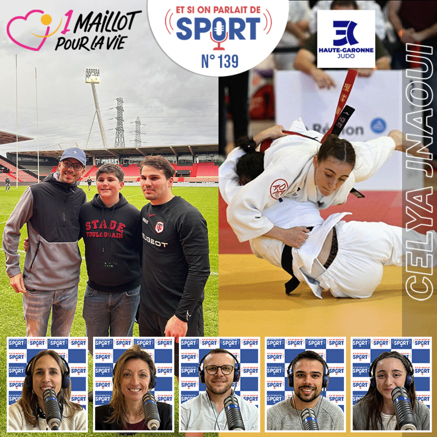 Emission N°139 - Handball, Association 1 Maillot pour la vie, Judo, Jeux Olympiques d'Hiver episode artwork