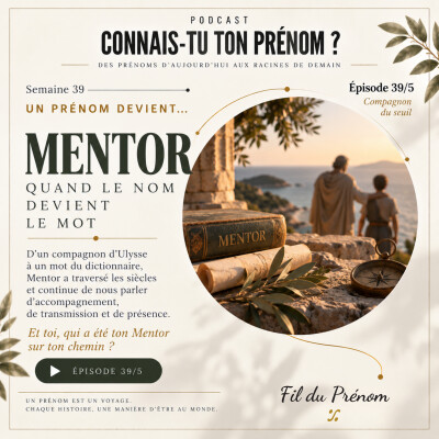 PRÉNOM MENTOR -Origine, histoire et symbolique du nom devenu un mot cover