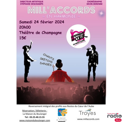 L'INFO DU JOUR - Le spectacle "En harmonie" de la troupe Mill'Accords cover