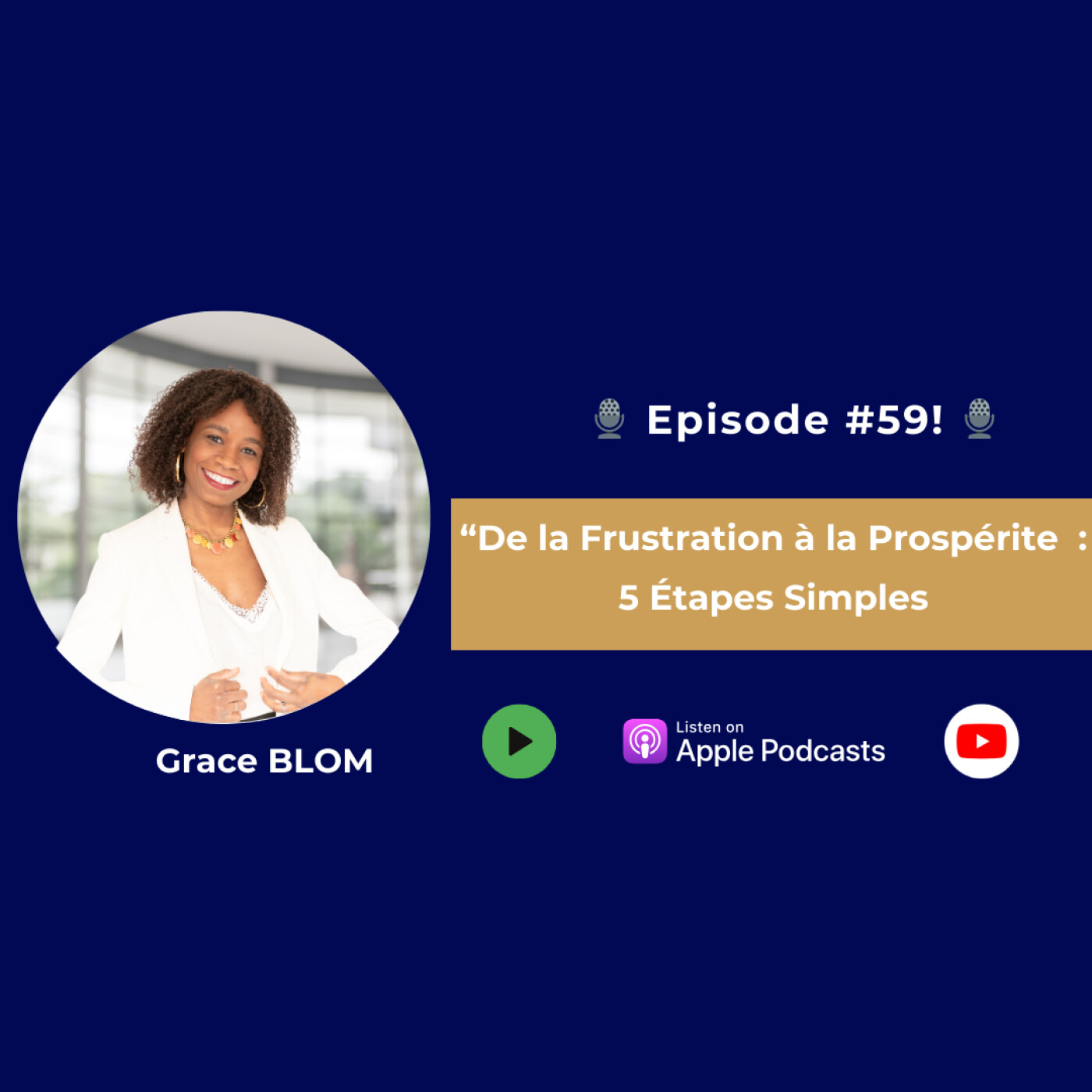 #121 LES REPLAYS DE L'ETE #59 De Ta Frustration Vers un Business Prospère: 5 Étapes simples episode artwork