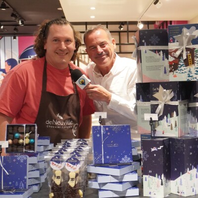 Depuis la Chocolaterie De Neuville à La Teste, Aurélien Maheut nous dévoile ses calendriers de l'avent et ses chocolats de Noël, cover