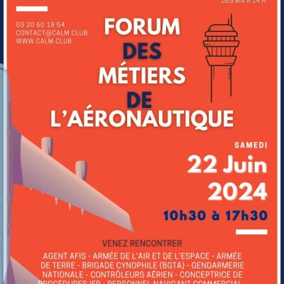 FORUM DES METIERS DE L'AVIATION SAMEDI 22 JUIN 2024 cover