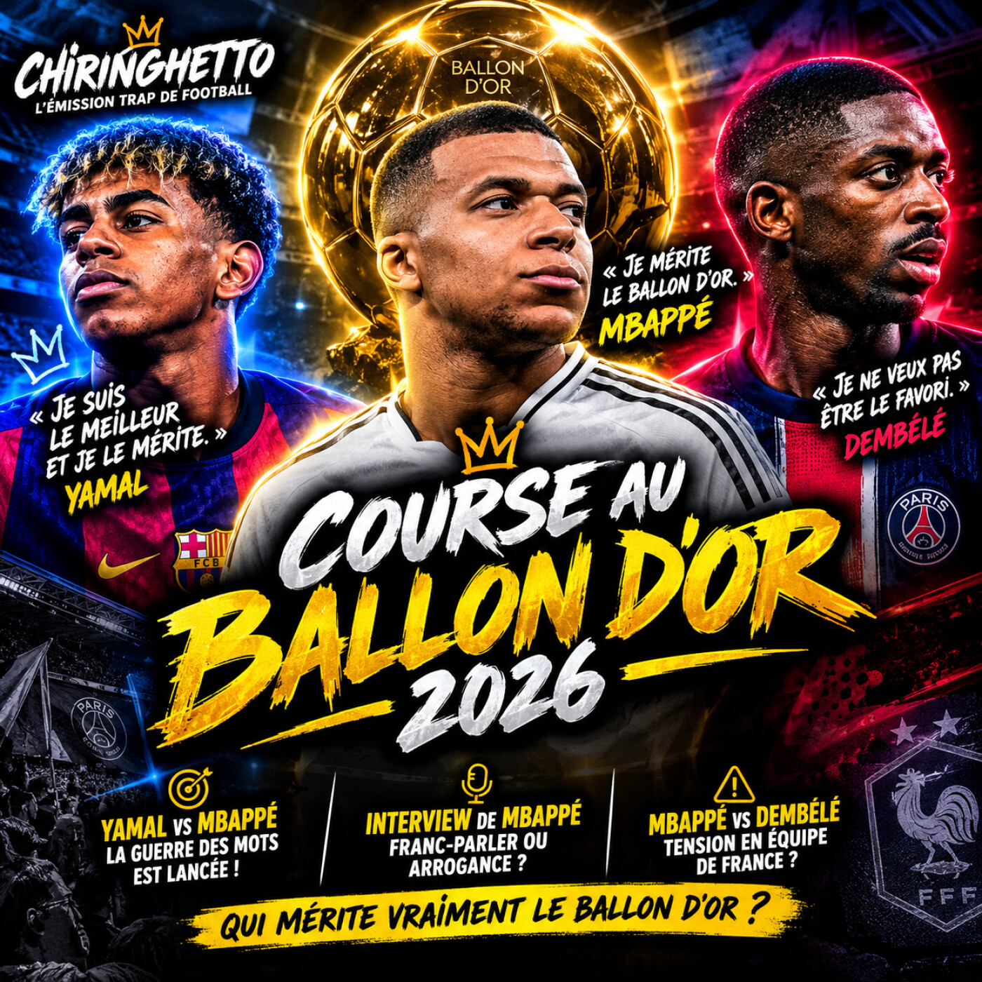 Chiringhett: La course folle au Ballon d&rsquo;Or