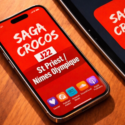 Episode 271 -SagaCrocos - Saint Priest / Nîmes Olympique. J22 cover
