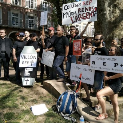 Jour de grève au collège Villon cover