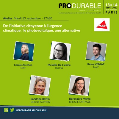 Maif - De l’initiative citoyenne à l’urgence climatique : le photovoltaïque, une alternative cover