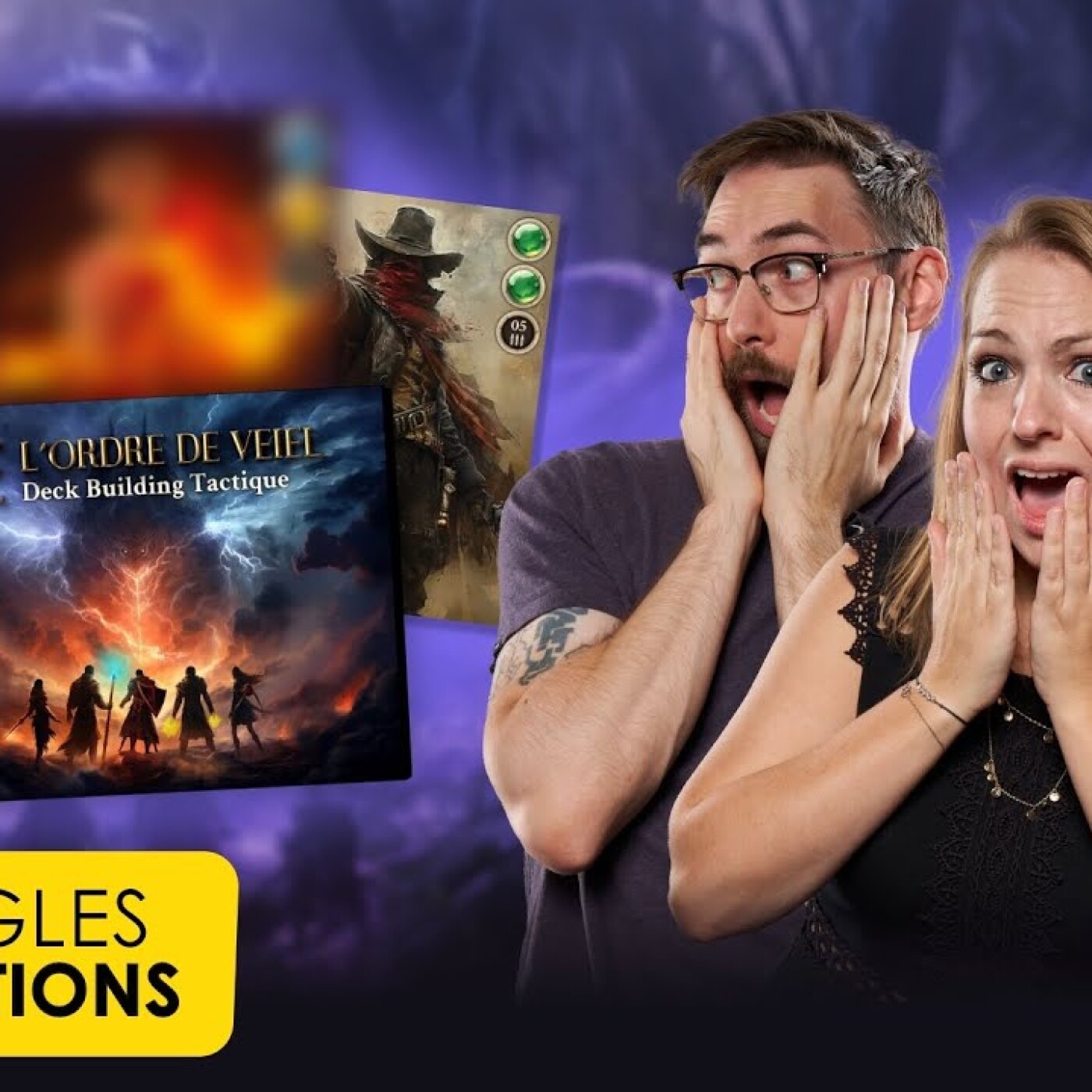 ON EST DANS UN JEU SUR KICKSTARTER ! Ordre de Veiel Deckbuilding Tactique : Campagne episode artwork
