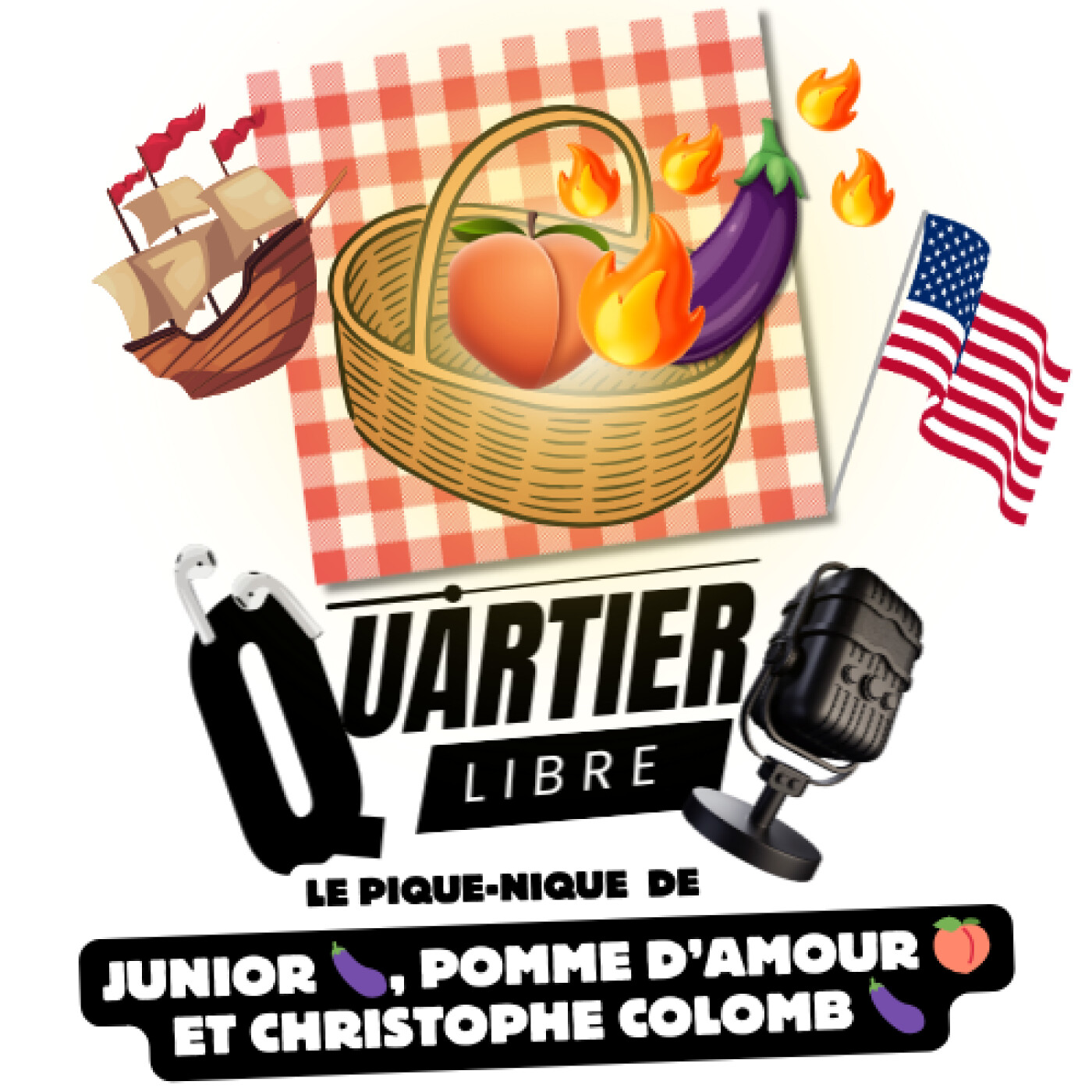 Le Pique-Nique de Junior đ, Pomme dâAmour đ et Christophe Colomb đ