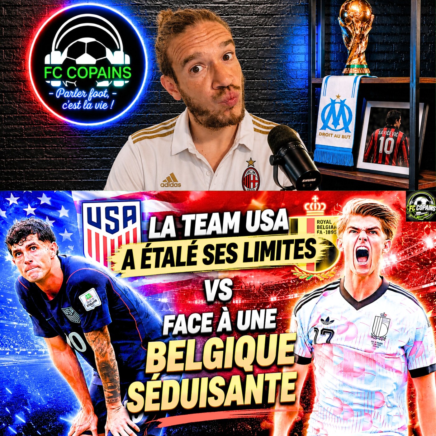 Débat Coupe du Monde 2026 - USA vs Belgique le debrief - La Team USA a étalé ses limites face à une Belgique séduisnte