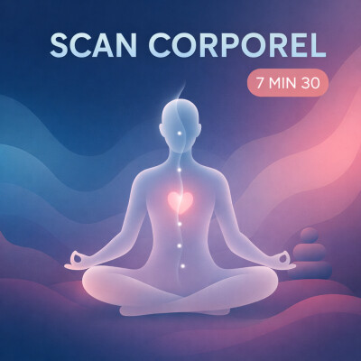 Scan corporel guidé 7 min 30 : relâcher les tensions et calmer le mental cover