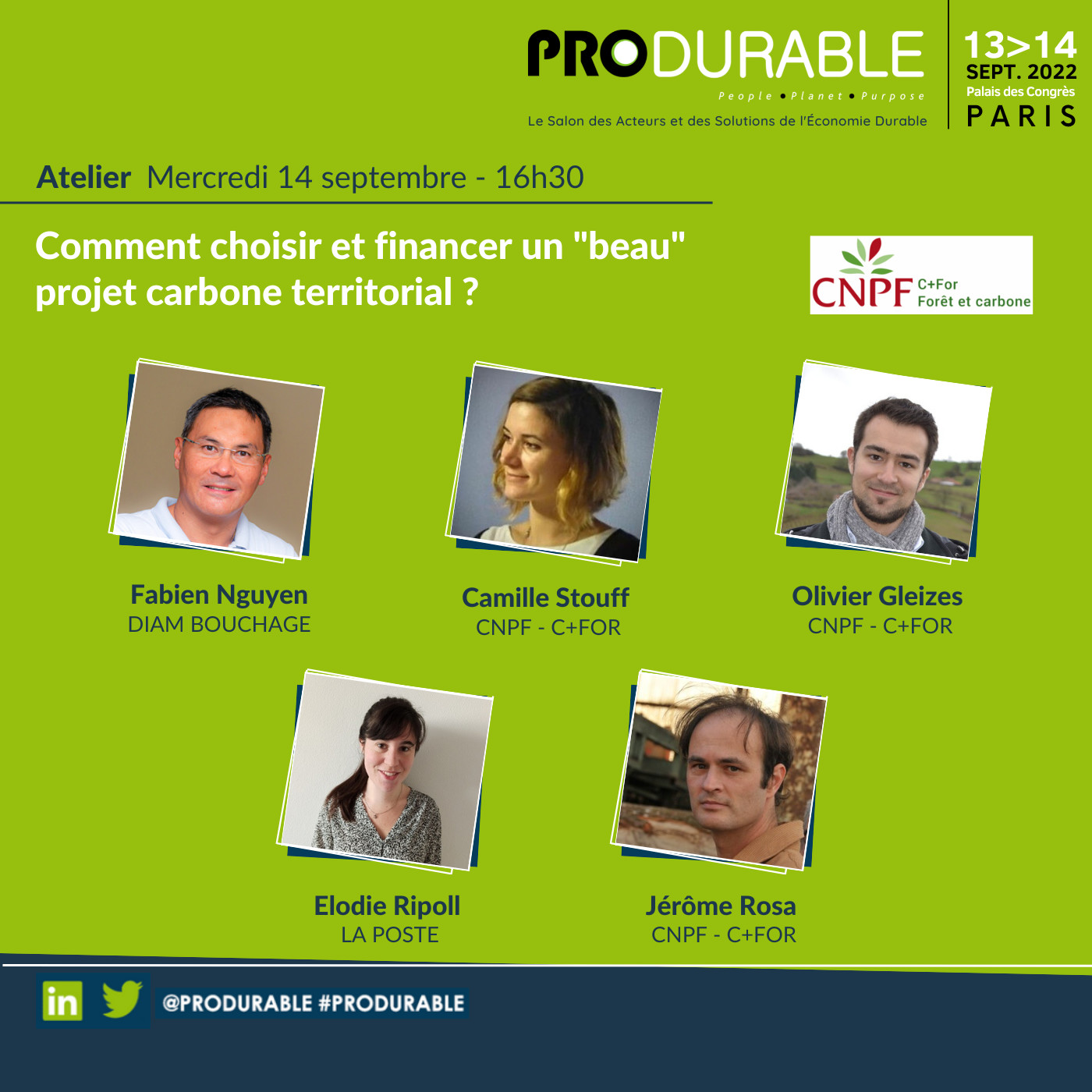 Transition Energie / Climat - PRODURABLE 2022