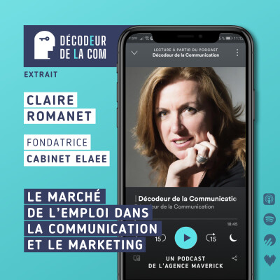 Le Marché de l'Emploi dans la Communication & le Marketing | Claire Romanet, cabinet Elaee | Ext cover