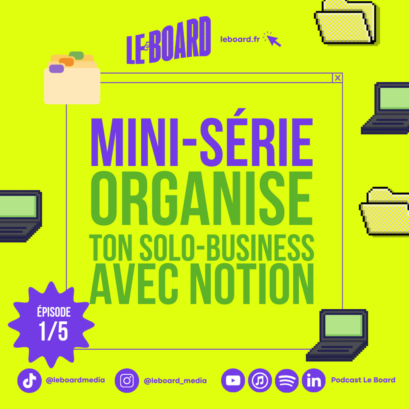 1/5 🗂️- Organise ton solobusiness avec Notion : astuces et conseils (avec Solène Verhaeghe)
