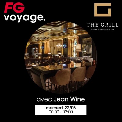 FG VOYAGE AU GRILL RESTAURANT AVEC JEAN WINE cover