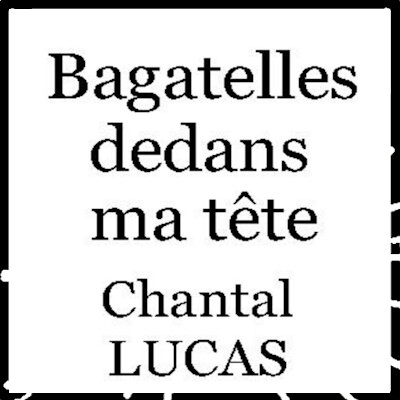 La Bibliothèque de K.T.B liber épi 4 Chantal Lucas Bagatelles dedans ma tête. cover