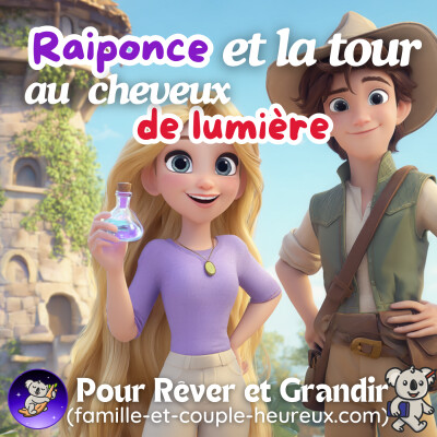 Raiponce et la tour aux cheveux de lumière 🏰  | Histoire pour s’endormir | Histoire pour enfant cover