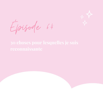 64. 30 choses pour lesquelles je suis reconnaissante cover