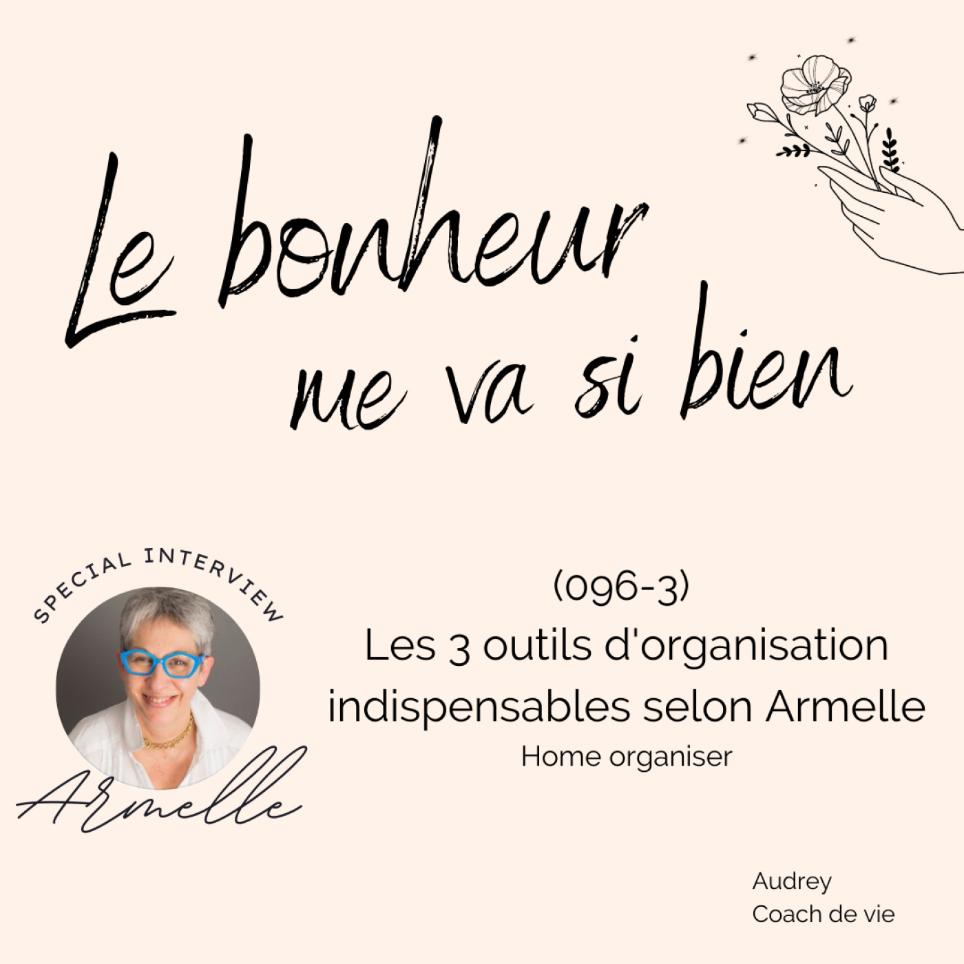 (096-3) Les 3 outils d'organisation d'Armelle - Home organiser episode artwork