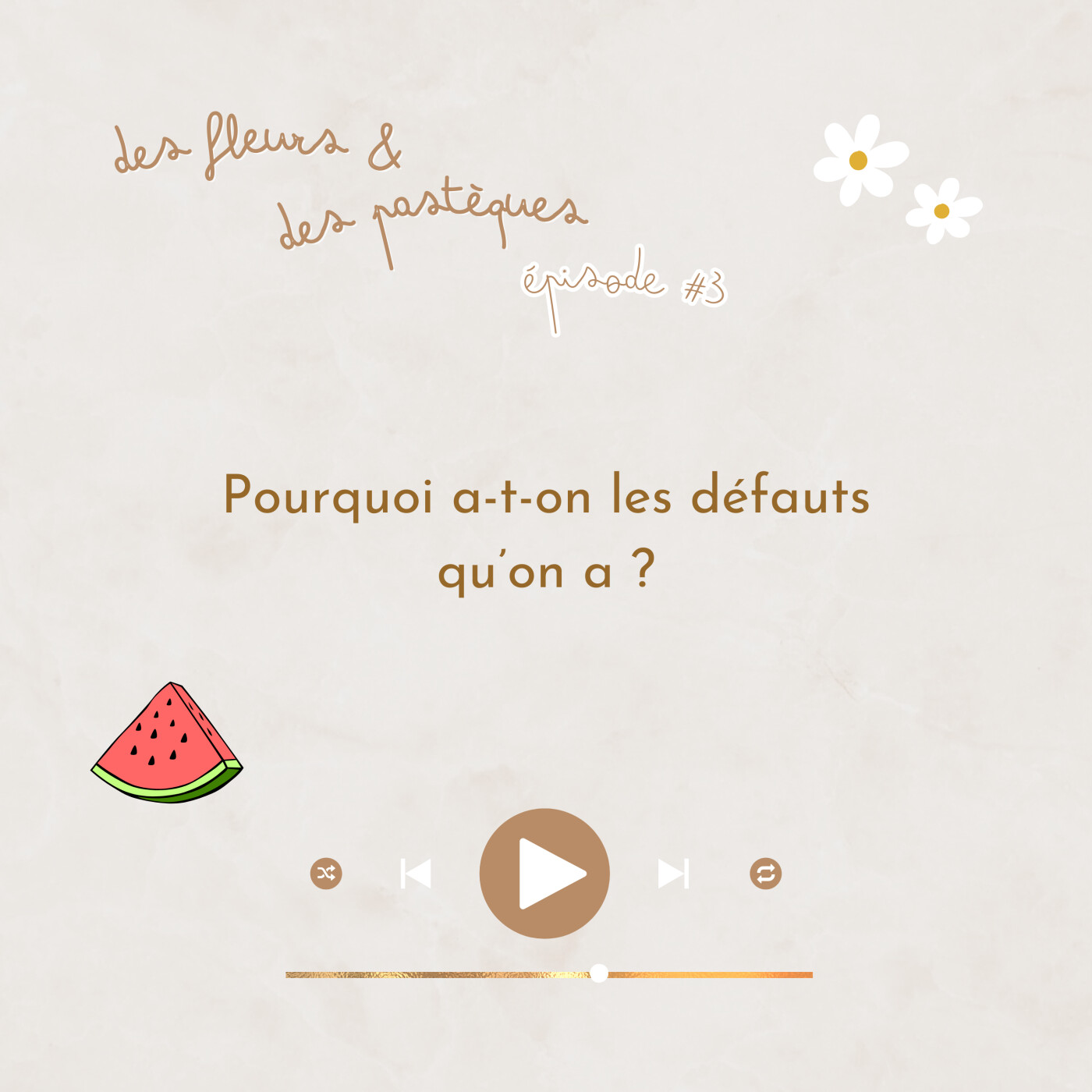 Des fleurs et des pastèques