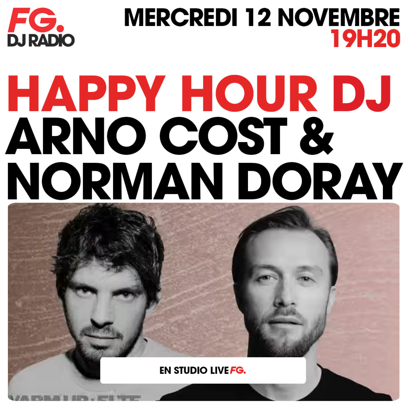 HAPPY HOUR DJ : ARNO COST & NORMAN DORAY