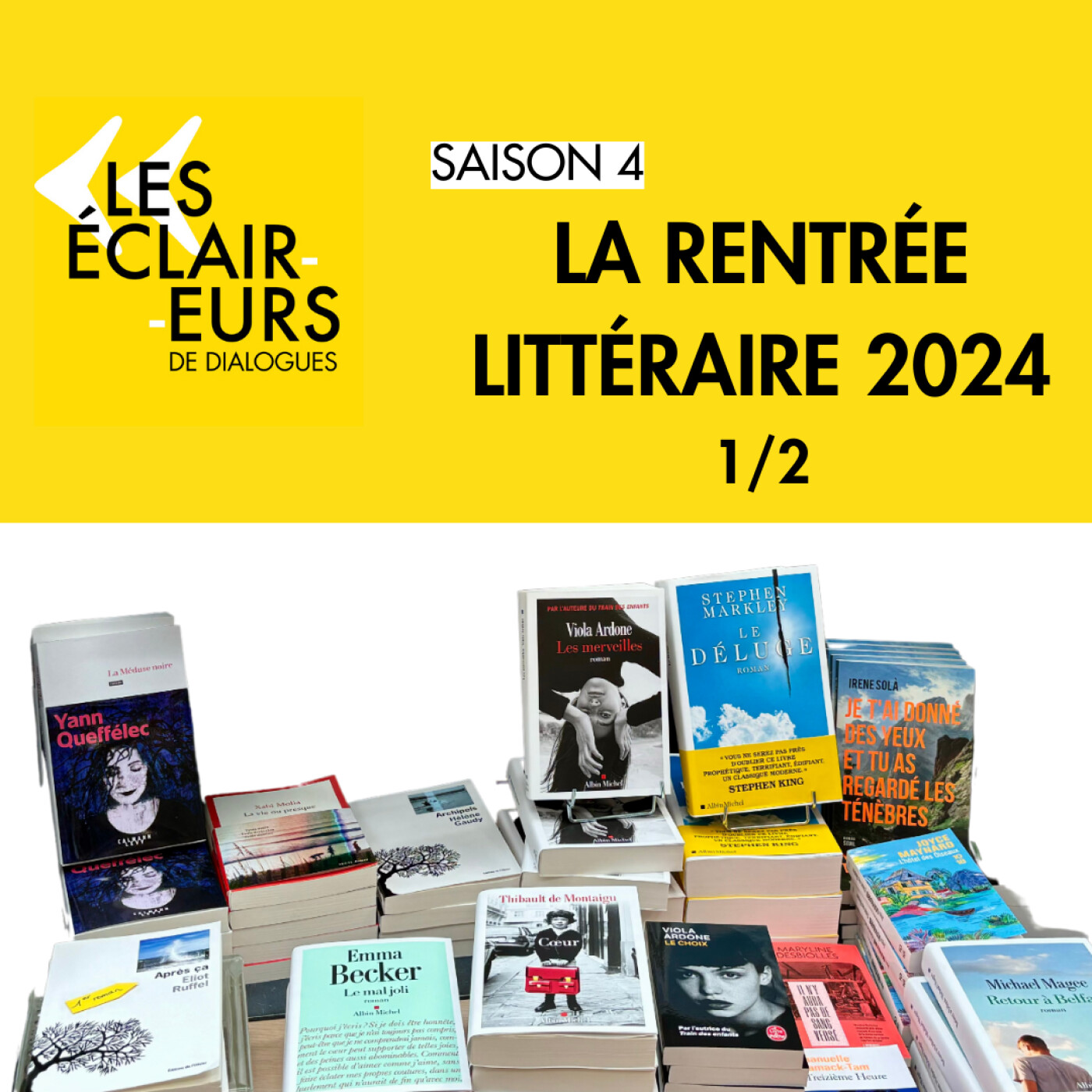 Que lire avec Dialogues ? La rentrée littéraire 2024 1/2